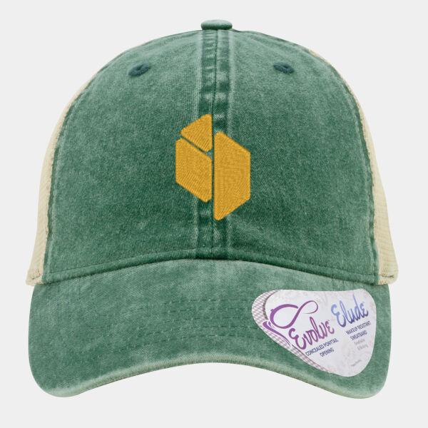 OK Yoga TESS Cap w/Embroidery - Jade/Daisy  Thumbnail